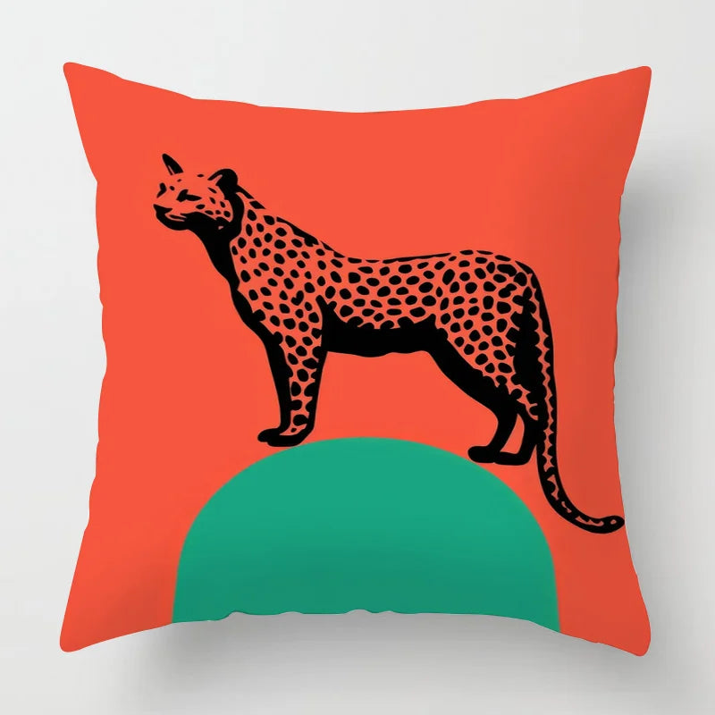 Wild & Geometrisch – Kussenhoes met Dierenprint