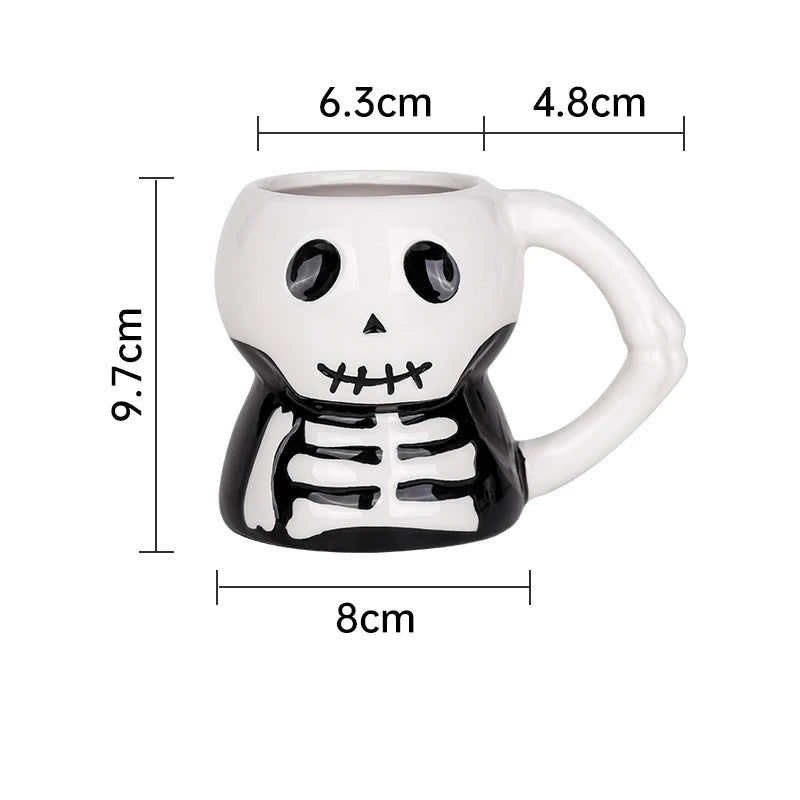 3D Skull Koffiemok