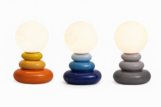 Colorful Stone Table  LED Lamp