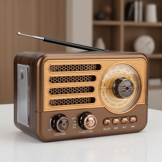 Draagbare FM Radio – Retro Vintage Design (6 varianten)