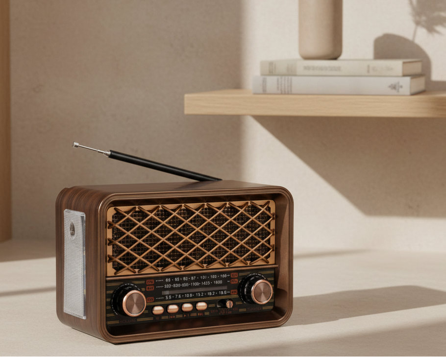 Draagbare FM Radio – Retro Vintage Design (6 varianten)