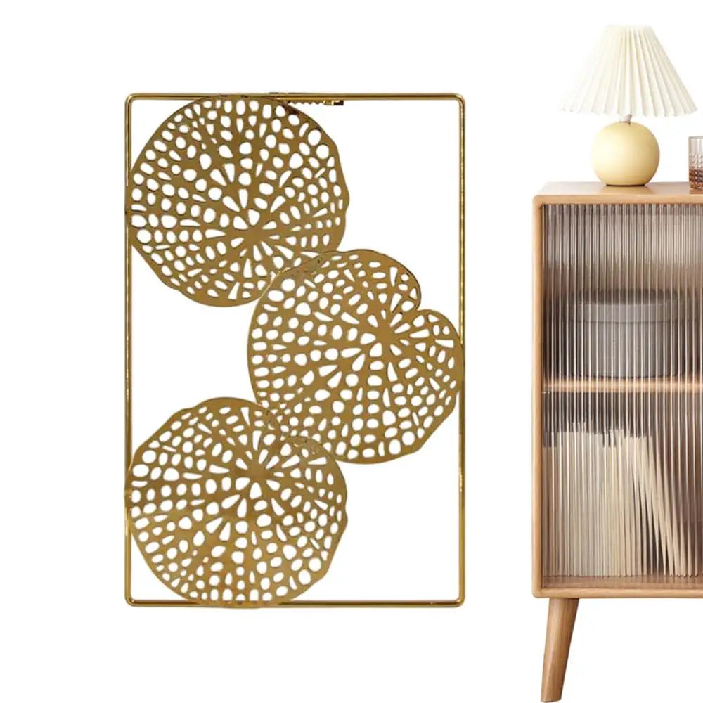 Gouden Metalen Bladeren – Minimalistische Wanddecoratie (5 varianten)