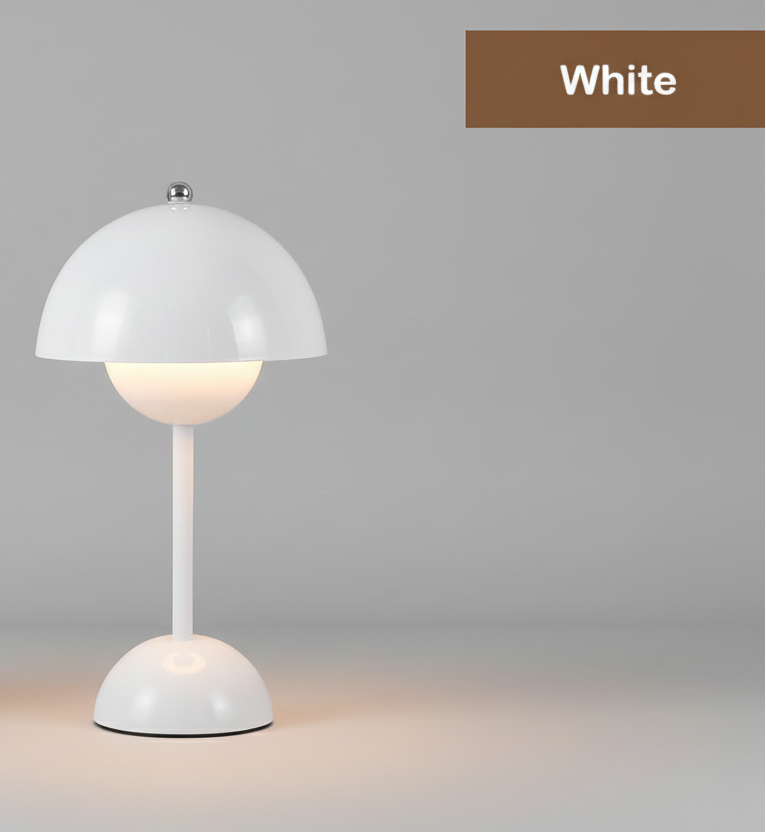 LED Paddenstoel Lamp – Touch Dimbaar & USB-C Oplaadbaar - 14 kleuren