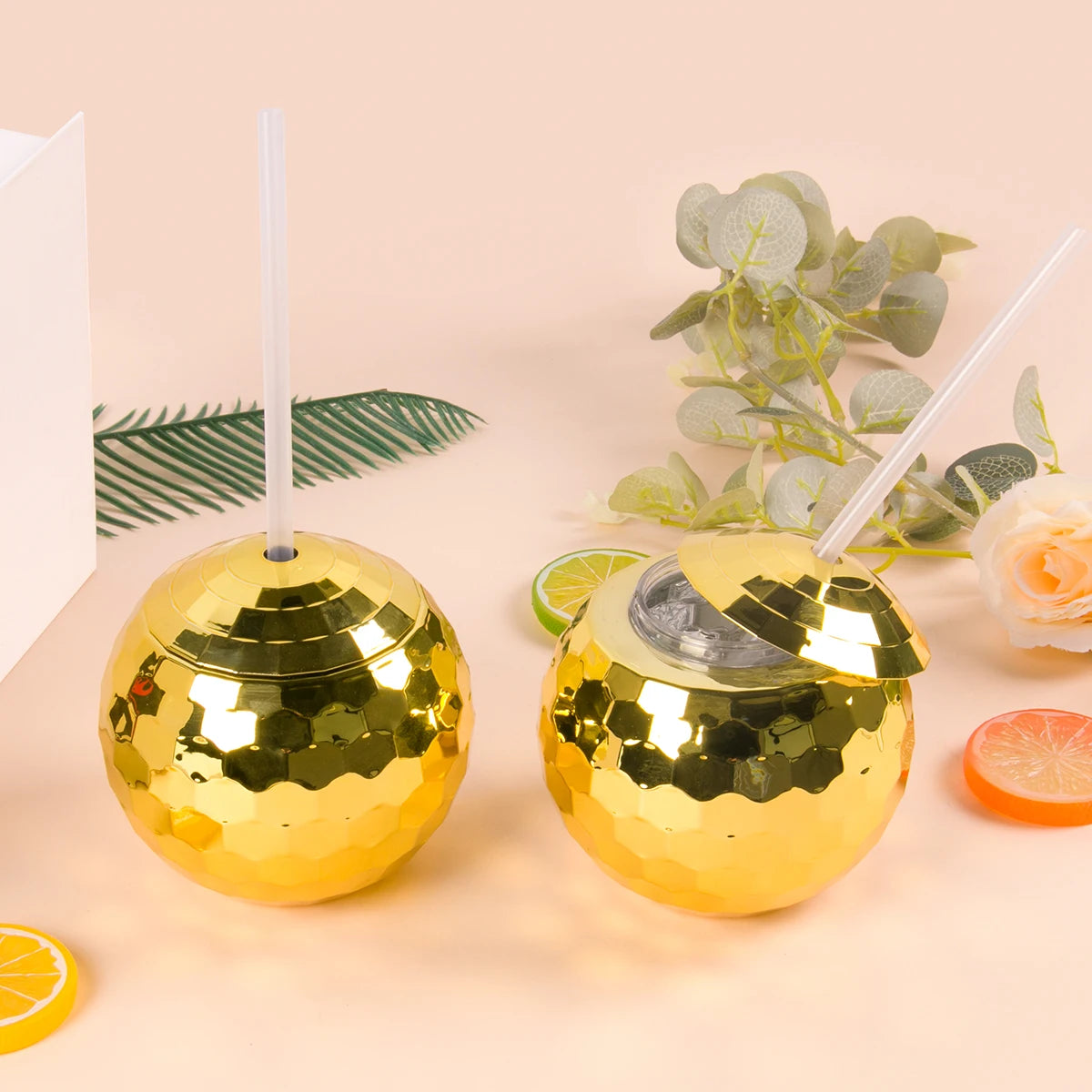 Disco Ball Cup with Straw – De Ultieme Party Drinkbeker