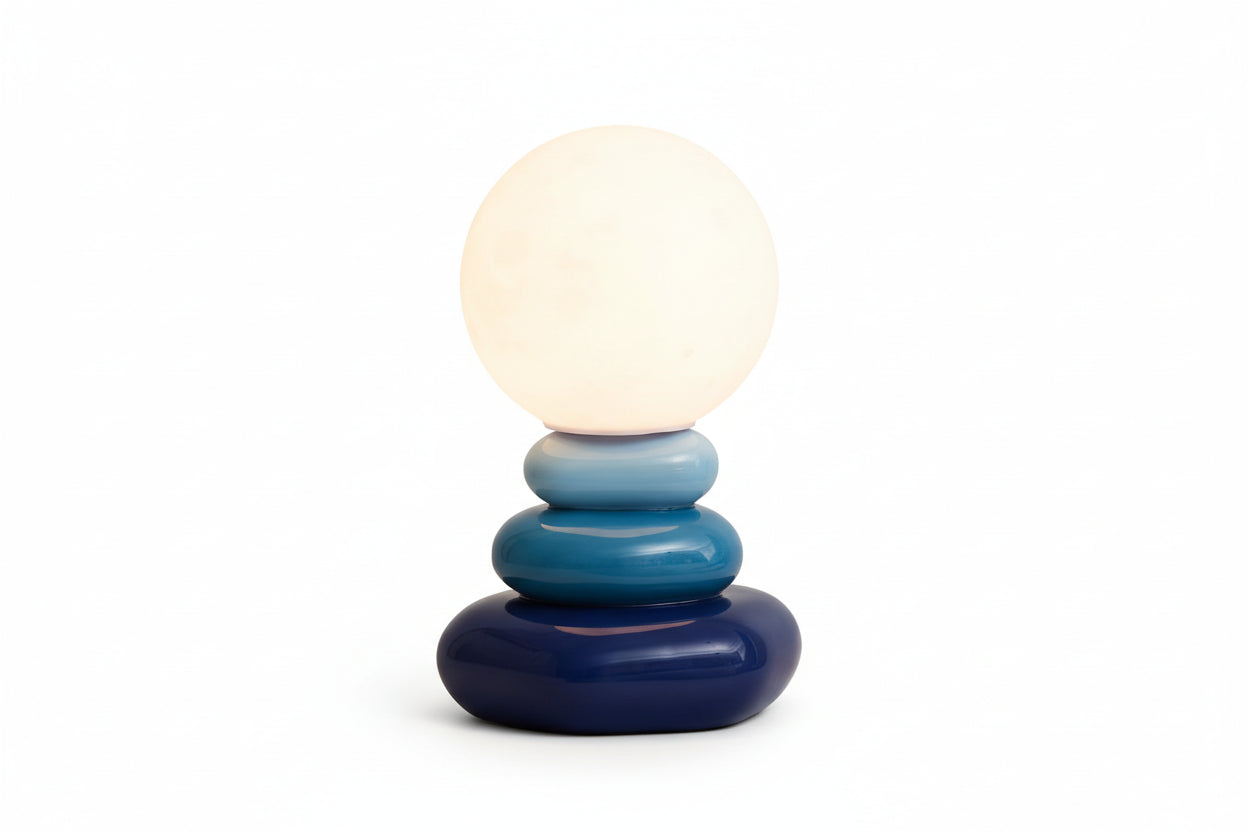 Colorful Stone Table  LED Lamp