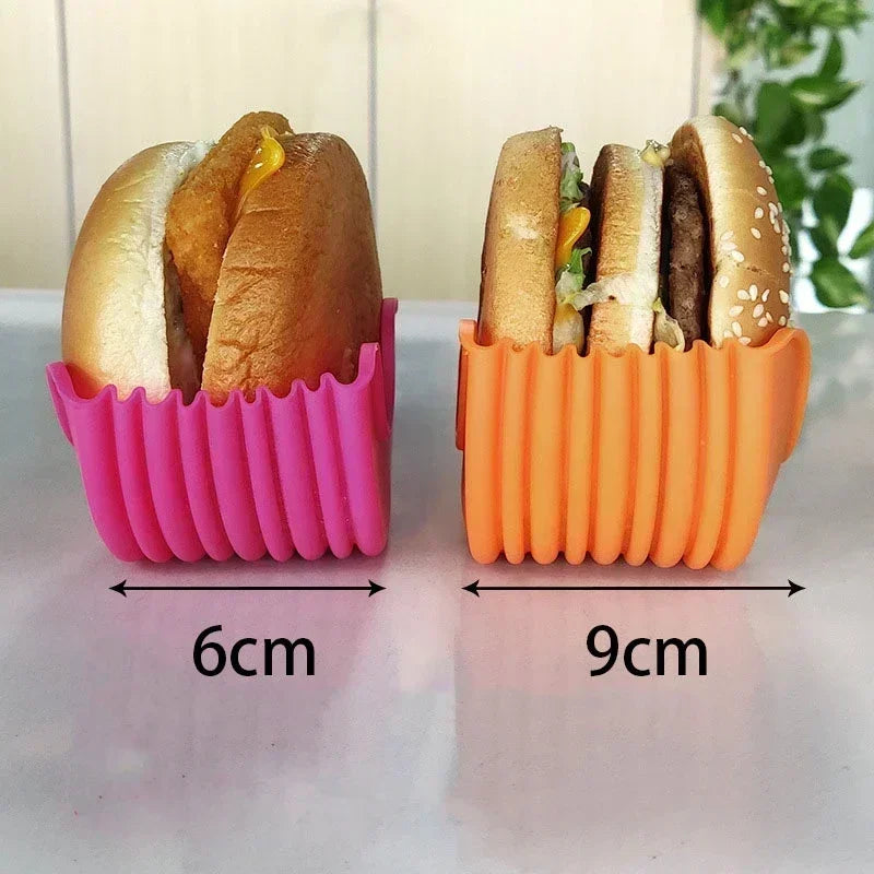 Silicone Burger Holder & BBQ Stand