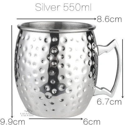 Moscow Mule Mok – Koperkleurige Cocktailmok (6 kleuren)