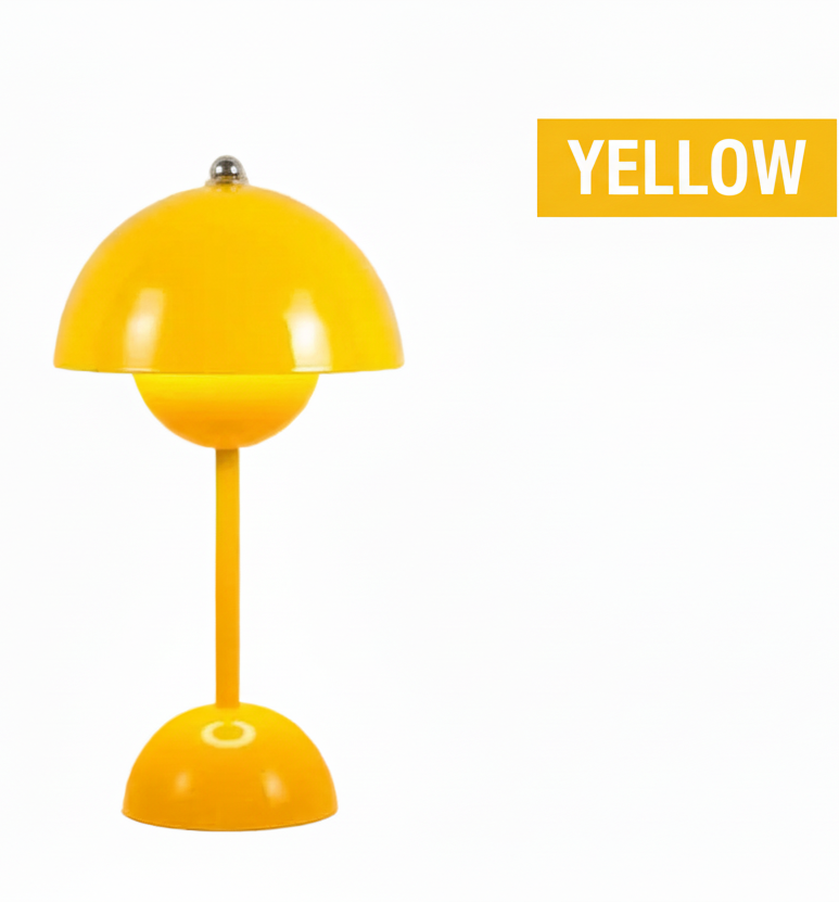 LED Paddenstoel Lamp – Touch Dimbaar & USB-C Oplaadbaar - 14 kleuren