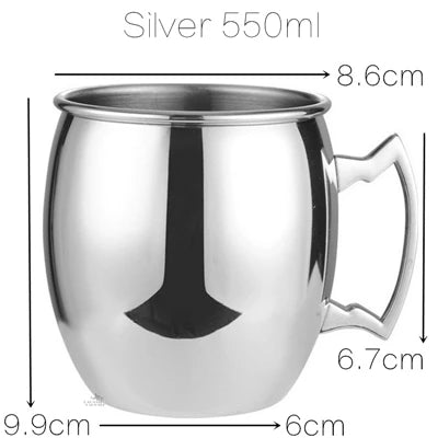 Moscow Mule Mok – Koperkleurige Cocktailmok (6 kleuren)