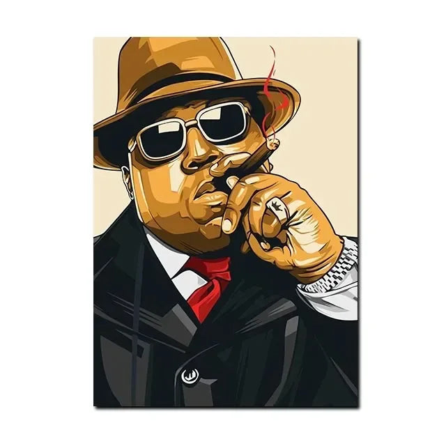 Legendarische Hiphop Iconen – Canvas Posters van Muziekgeschiedenis (7 varianten)