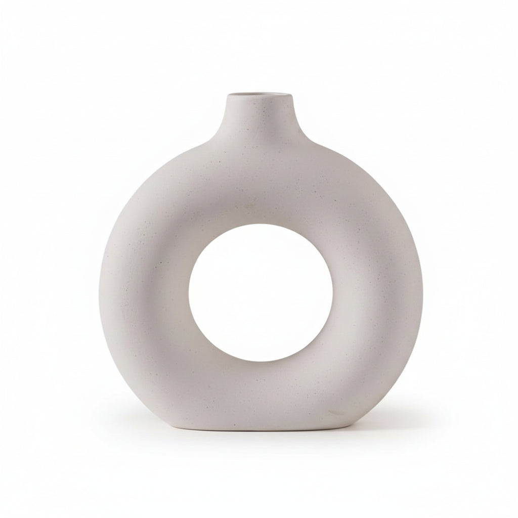 Keramische Opengewerkte Vaas - (2 kleuren)