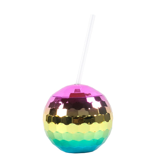 Disco Ball Cup with Straw – De Ultieme Party Drinkbeker