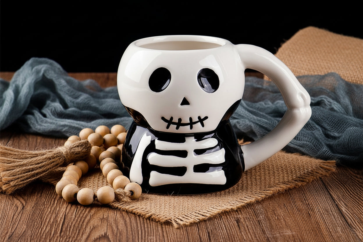 3D Skull Koffiemok