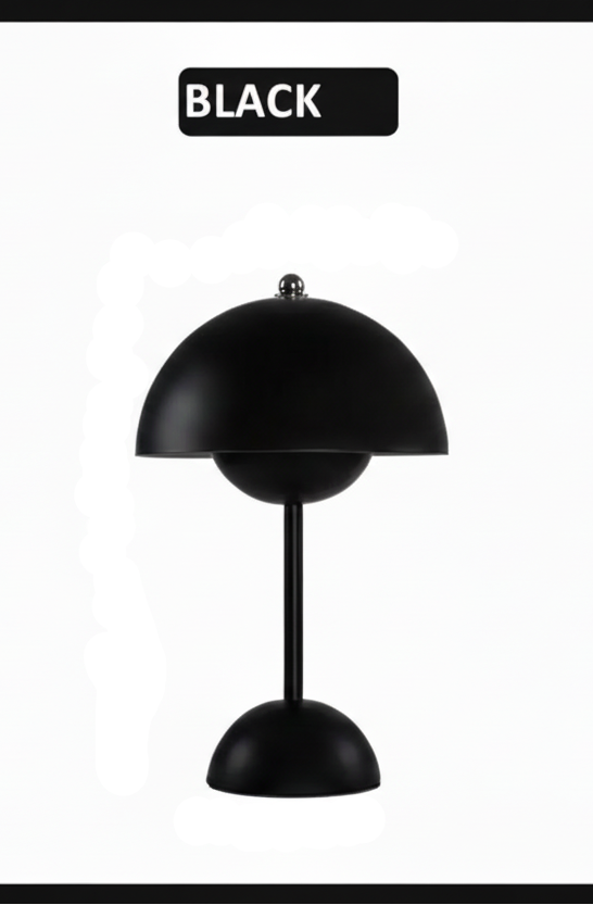 LED Paddenstoel Lamp – Touch Dimbaar & USB-C Oplaadbaar - 14 kleuren