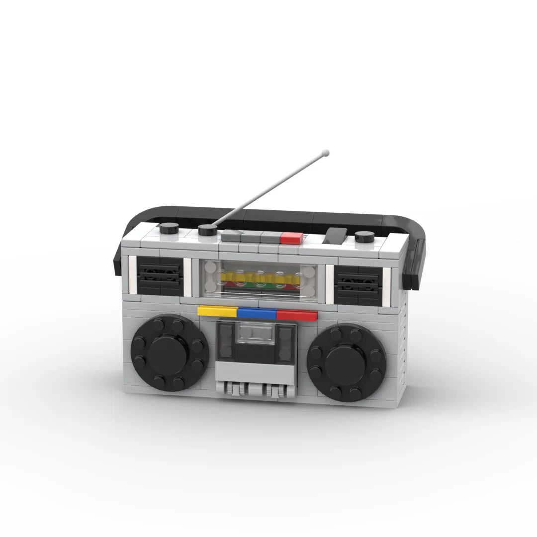 Retro Apparaten Bouwstenen Set – Creatieve Mini Modellen om te Bouwen (5 varianten)