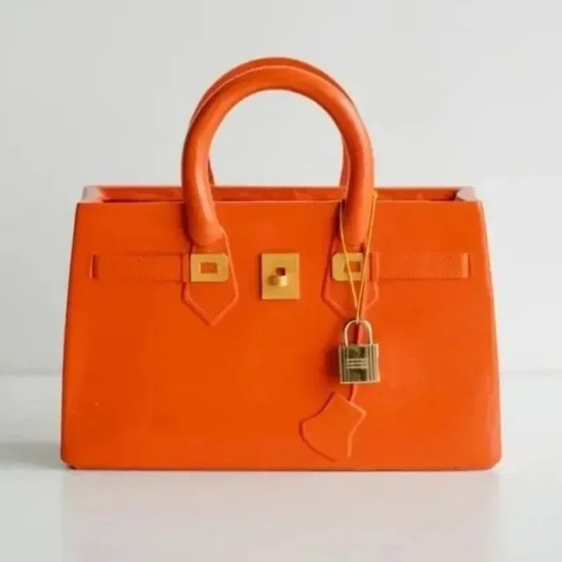 Decoratieve Bloemenvaas Tas – Modern Kunstobject voor Interieur & Styling