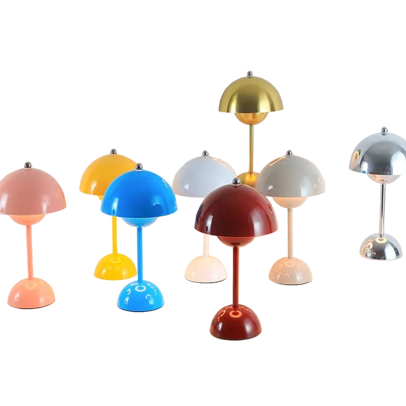 LED Paddenstoel Lamp – Touch Dimbaar & USB-C Oplaadbaar - 14 kleuren