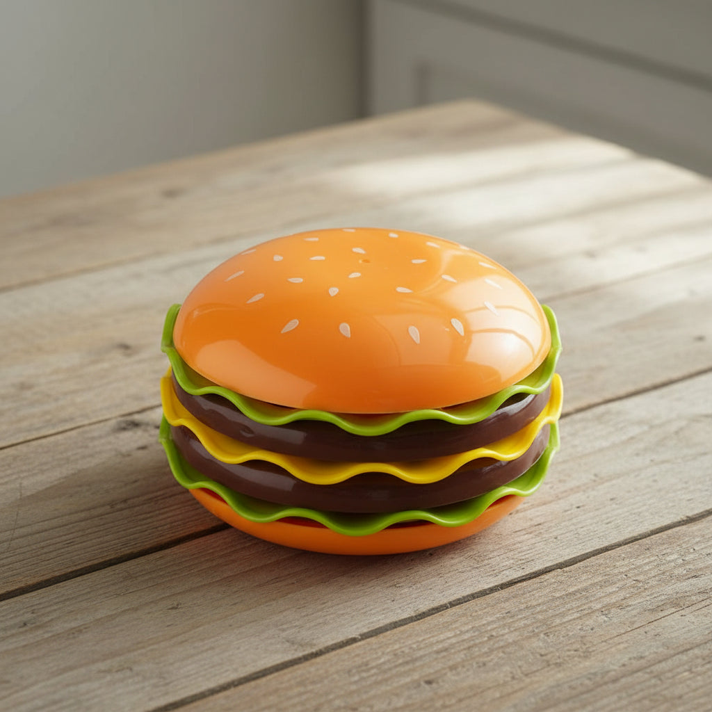 Hamburger Stapelbord Set – Speelse Burgerborden (5- of 7-delig)