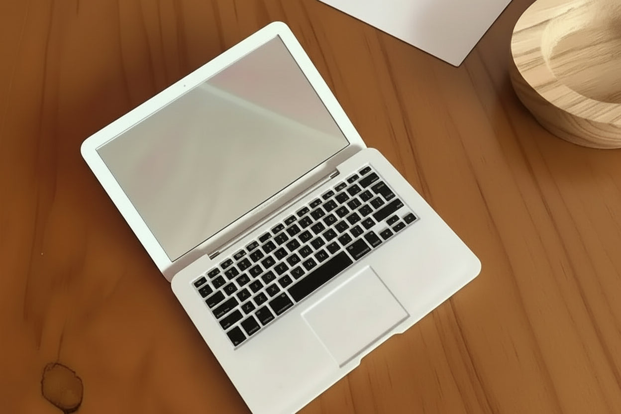 Mini Laptop Spiegel – Creatieve Opvouwbare Make-up Spiegel