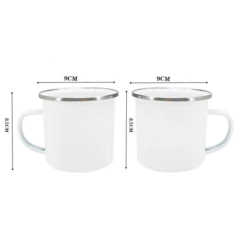 Franse Bulldog Emaille Mok – Vintage Drinkbeker met Karakter (10 varianten)