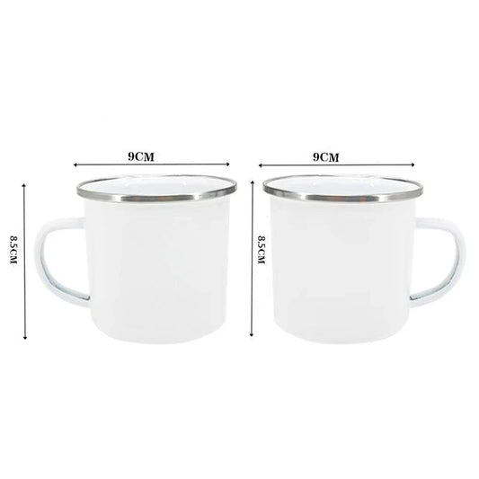 Franse Bulldog Emaille Mok – Vintage Drinkbeker met Karakter (10 varianten)