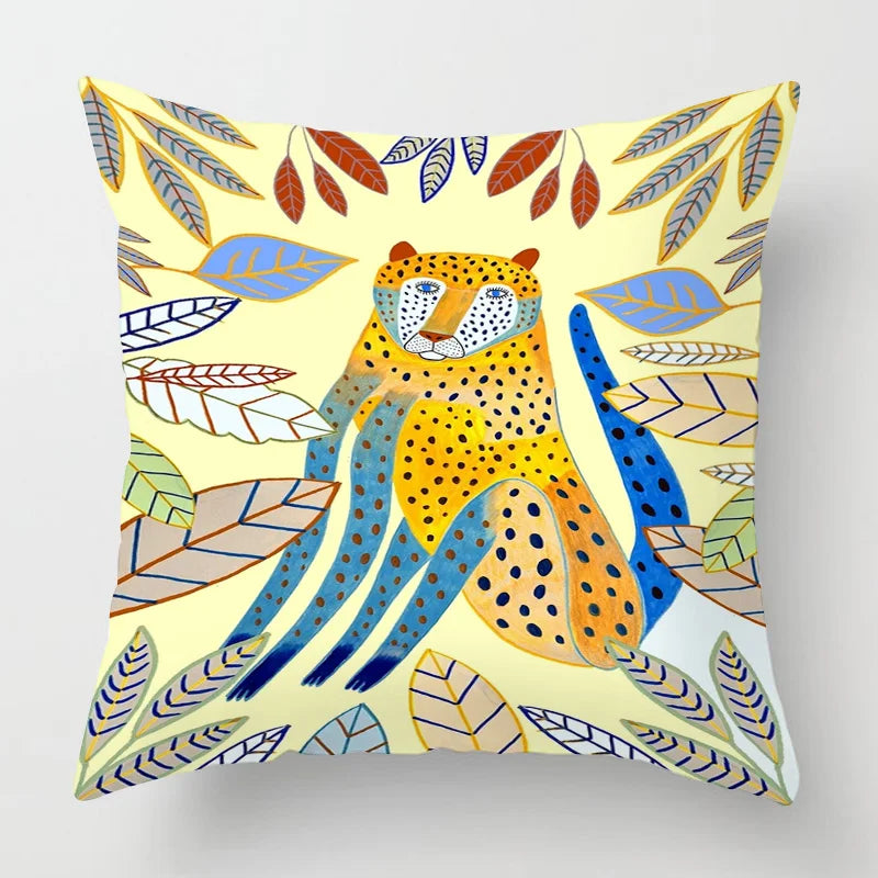 Wild & Geometrisch – Kussenhoes met Dierenprint