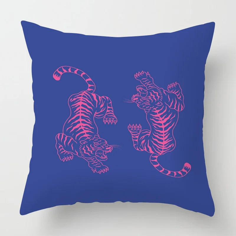 Wild & Geometrisch – Kussenhoes met Dierenprint