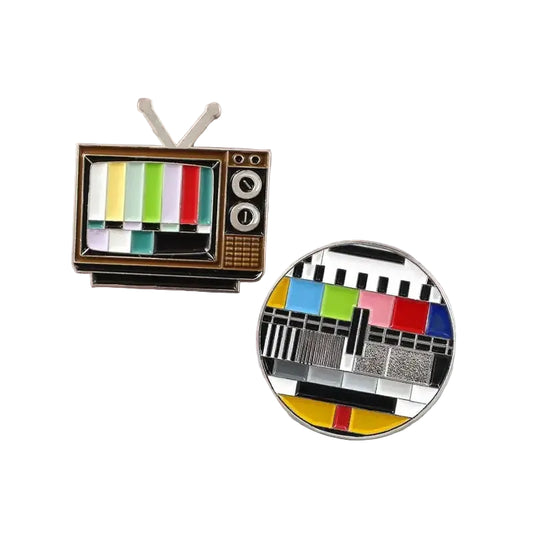 Vintage Retro Pins – Kleurrijke 80’s Speldjes (6 varianten)