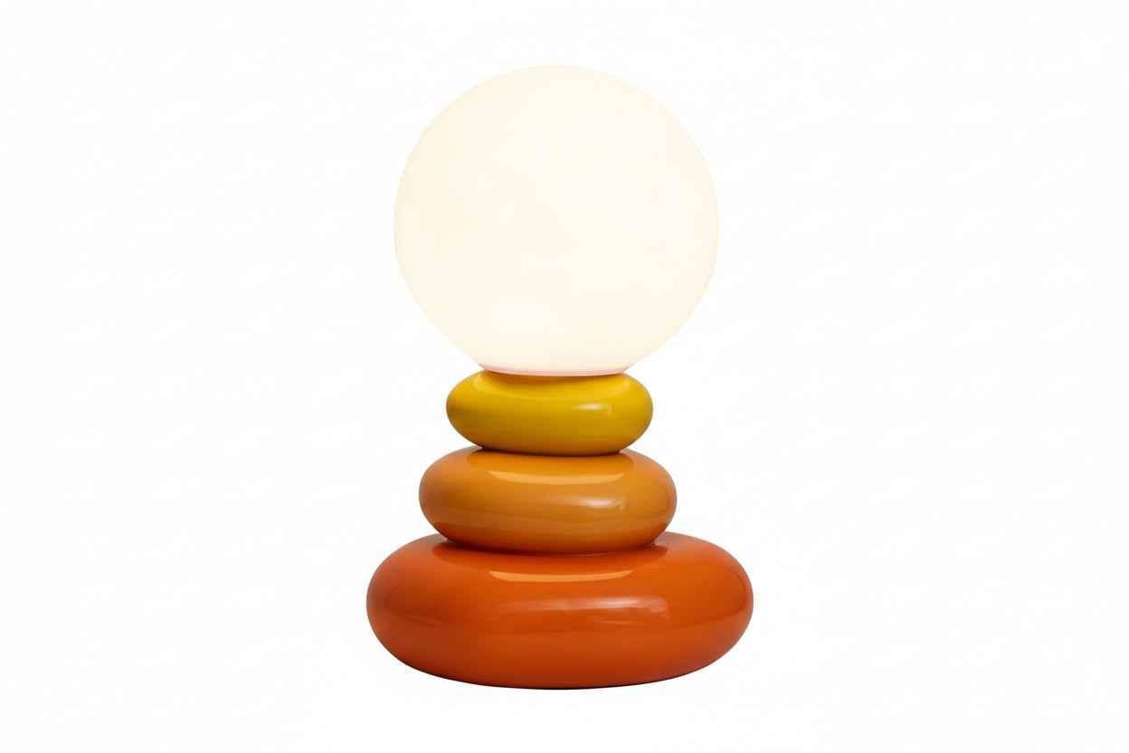 Colorful Stone Table  LED Lamp
