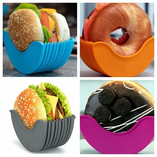Silicone Burger Holder & BBQ Stand