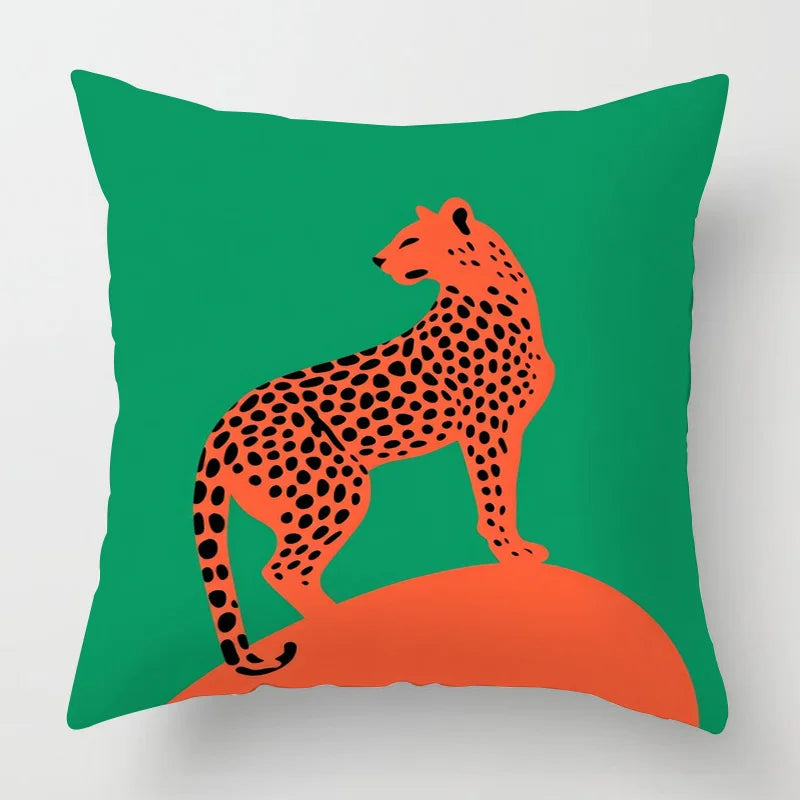 Wild & Geometrisch – Kussenhoes met Dierenprint