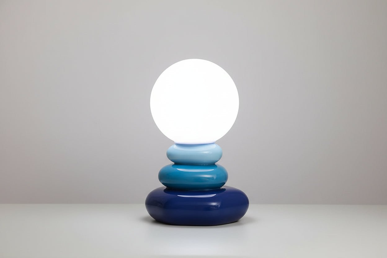 Colorful Stone Table  LED Lamp