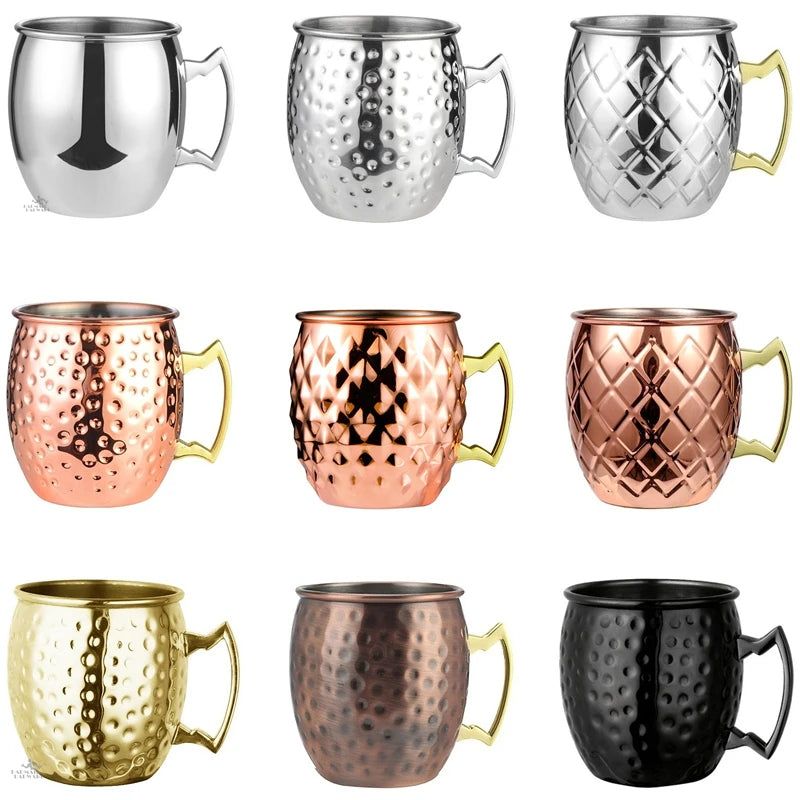 Moscow Mule Mok – Koperkleurige Cocktailmok (6 kleuren)