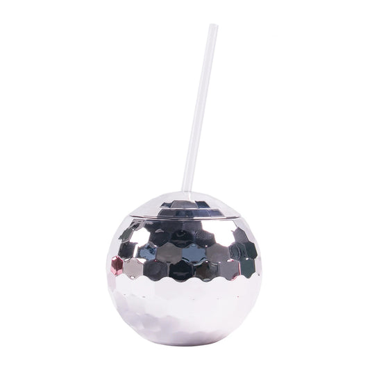 Disco Ball Cup with Straw – De Ultieme Party Drinkbeker