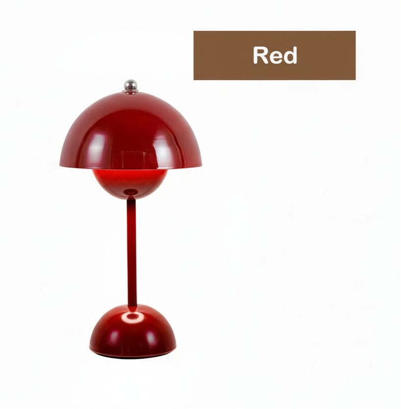 LED Paddenstoel Lamp – Touch Dimbaar & USB-C Oplaadbaar - 14 kleuren